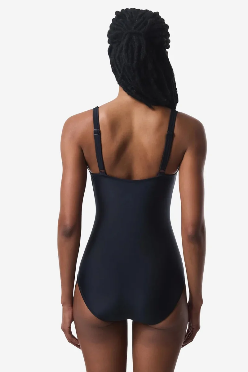 بنتي PENTI Shirred Tummy/Waist Shaping Corset Swimsuit