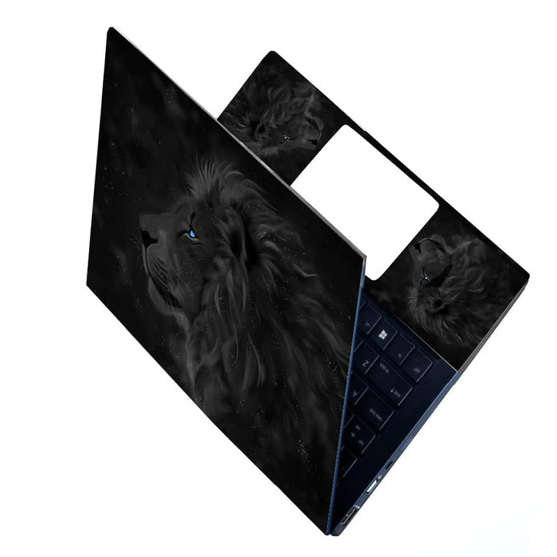 WALLTON - Full Body Cover Laptop Skin and Full Panel Stickers HD Quality Sticker for Laptops Upto 15.6" (Dustproof|Waterproof|Scratchproof|Reusable) - Multi-color-SK-34 - Image 1