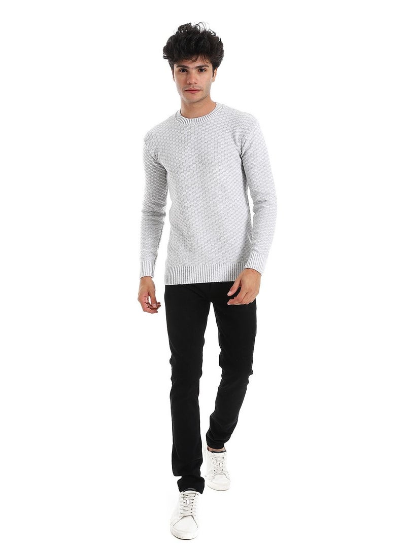 Caesar Wool Mens Pullover With Multi Design  - Image 1