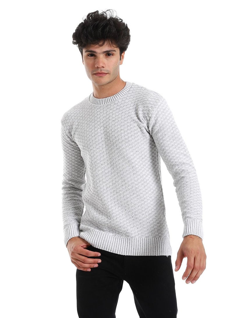Caesar Wool Mens Pullover With Multi Design  - Image 2