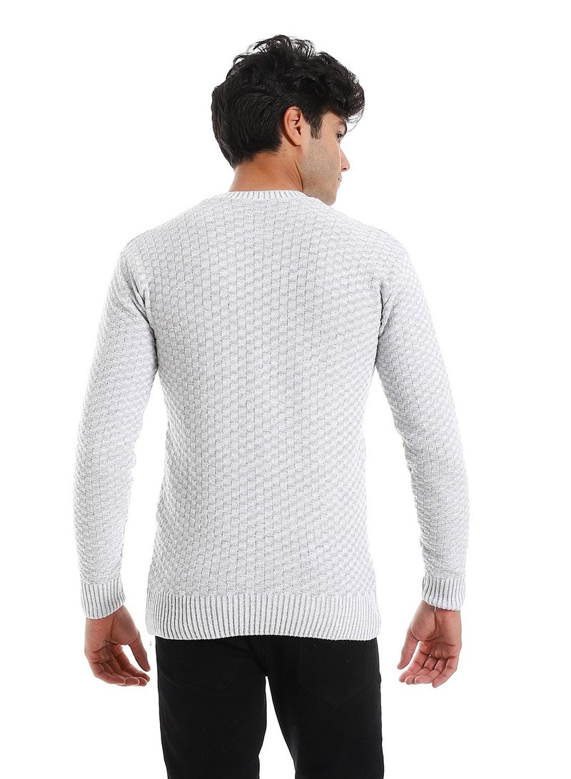 Caesar Wool Mens Pullover With Multi Design  - Image 3