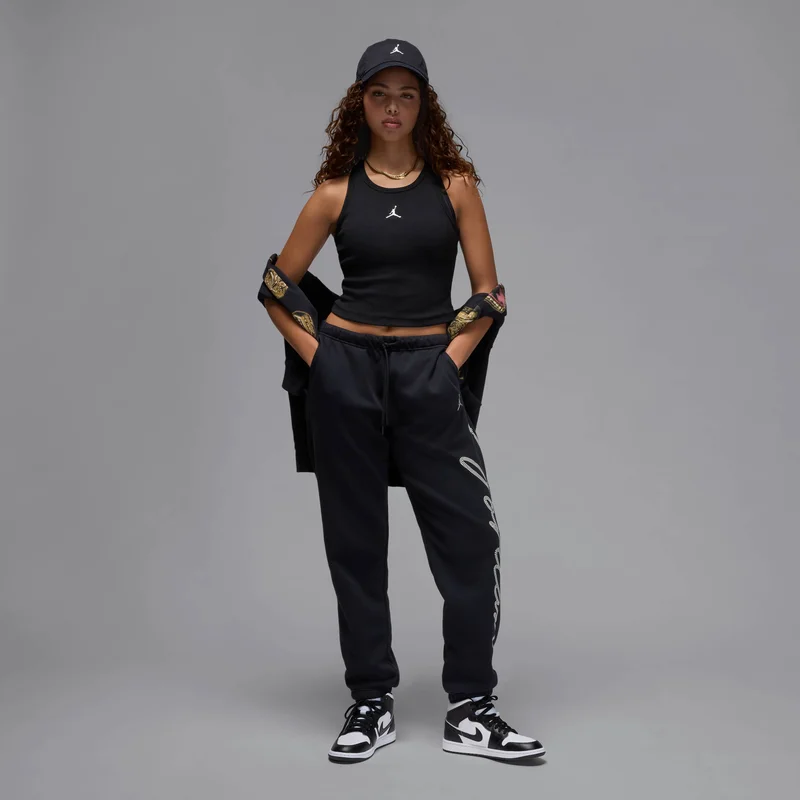 Jordan Black Women's Essentials Tank Top for Women | Best Price UAE