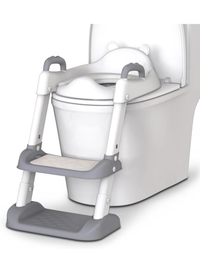 Adjustable Potty Training Seat with Step Stool & Anti‑Slip Pads - Image 1