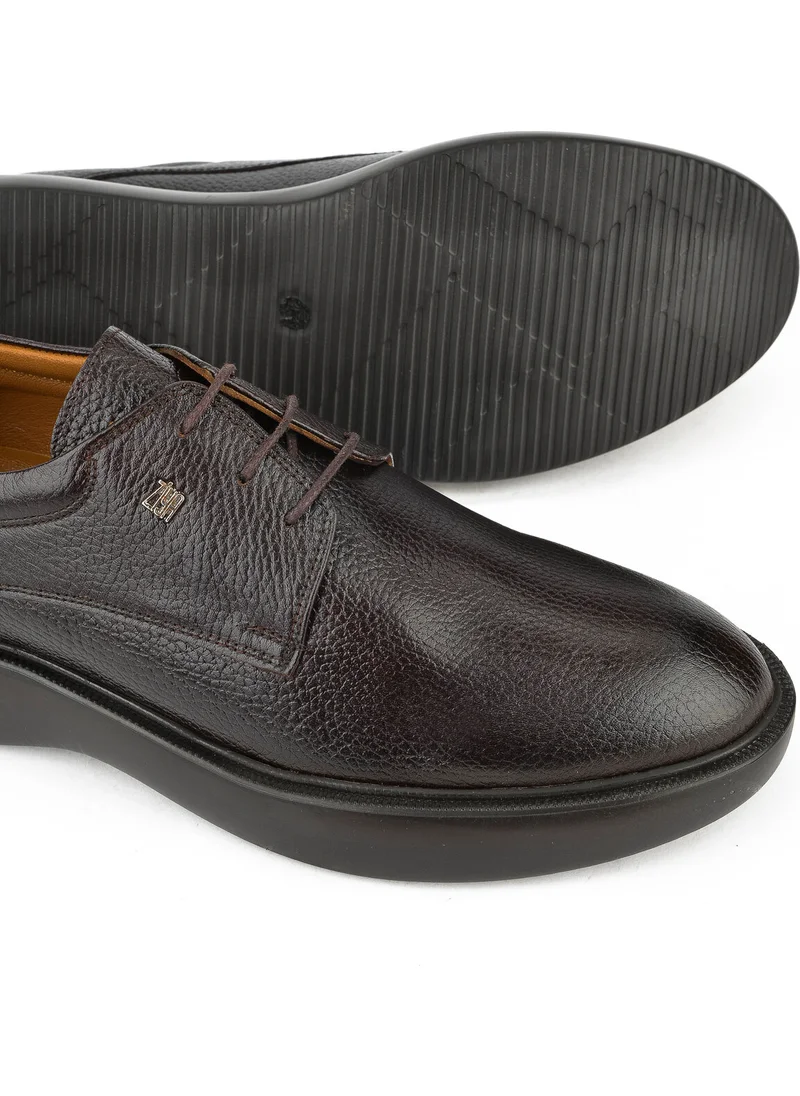 زيا Men's Leather Shoes 1331023Z70900 Brown