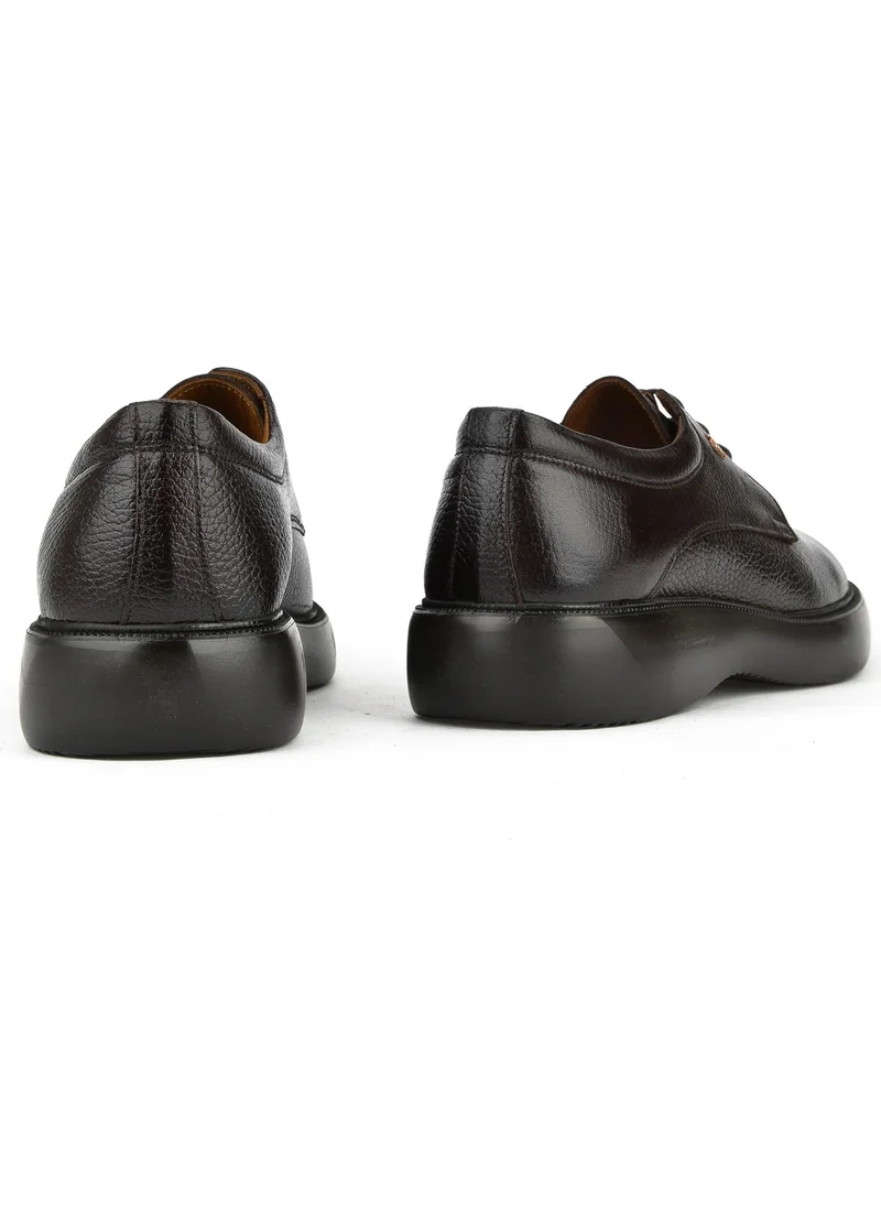 زيا Men's Leather Shoes 1331023Z70900 Brown
