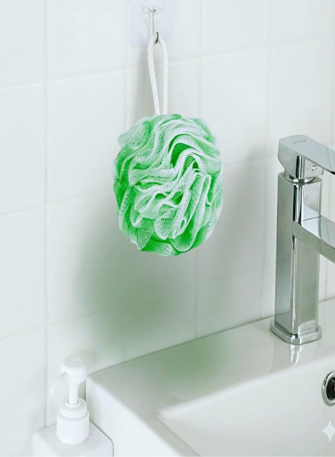 Fu Store Bath Sponges Shower Loofahs Large Mesh Balls Sponge Sea Foam Colors for Body Wash Bathroom Men Women - Pack of 1 Scrubber Cleaning Loofah Bathing Accessories, 50g) - Image 2