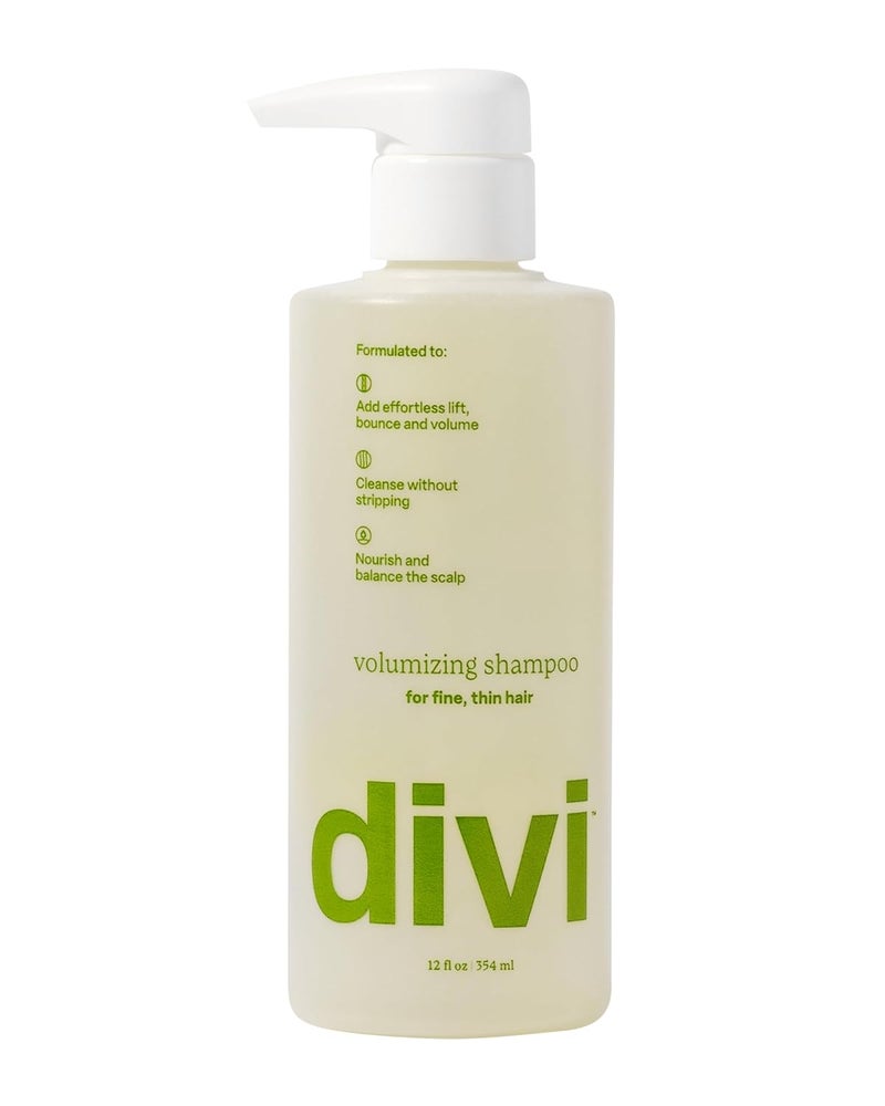 divi Volumizing Shampoo for Women and Men  Lightweight Volume Shampoo for Fine Hair  Formulated to Cleanse Nourish and Balance the Scalp 12 Fl Oz