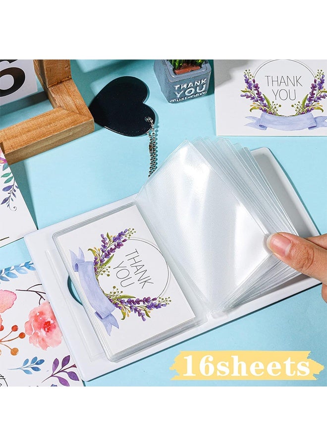 3 Inch Photocard Holder Book, Mini Photo Album with Mirror-Like Photocard Binder, 32 Pockets, Black - Image 4