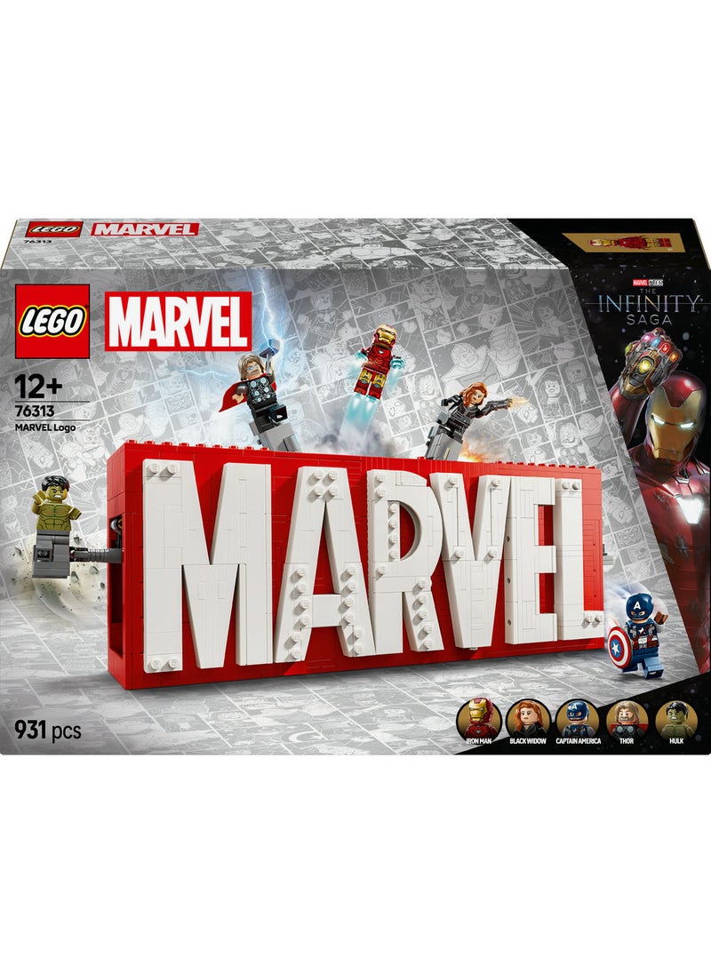LEGO Super Heroes Marvel Logo & Minifigures 76313 (931) Pieces  - Image 2
