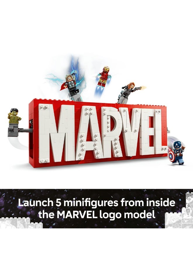 LEGO Super Heroes Marvel Logo & Minifigures 76313 (931) Pieces  - Image 4