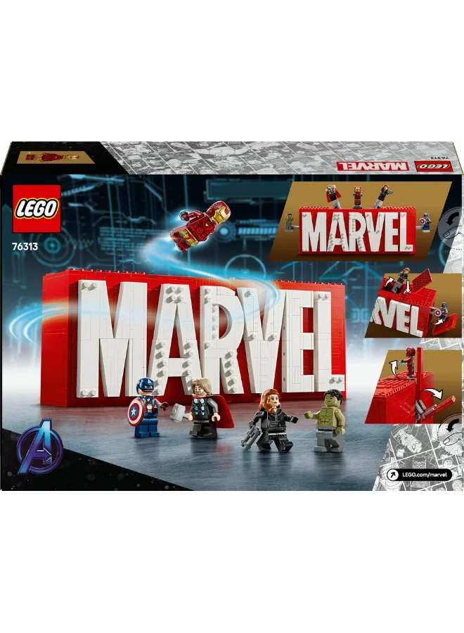 LEGO Super Heroes Marvel Logo & Minifigures 76313 (931) Pieces