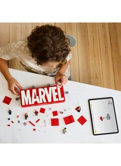 LEGO Marvel: MARVEL Logo & Minifigures - Super-Hero Building Toy with 5 Characters incl. Iron Man, Thor, Black Widow & Hulk - Avengers Gift for 12+ Year Old Boys, Girls & Teens 76313 (931 pieces)  - Image 4
