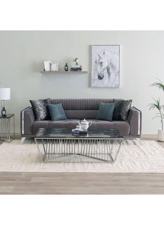 Seychelles 3 Seater Fabric Sofa Modern Design Three Seat Sofas Living Room Furniture For Home L 223 x W 95 x H 79 Cm Dark Grey - pzsku/Z7C9A236743E71F5B973AZ/45/_/1708947981/c5d186fd-526f-4d07-a5bf-34297c9d2535