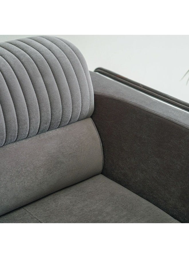 Seychelles 3 Seater Fabric Sofa Modern Design Three Seat Sofas Living Room Furniture For Home L 223 x W 95 x H 79 Cm Dark Grey - pzsku/Z7C9A236743E71F5B973AZ/45/_/1708947986/d7b37ca2-417d-46e3-9af9-961a4361c929