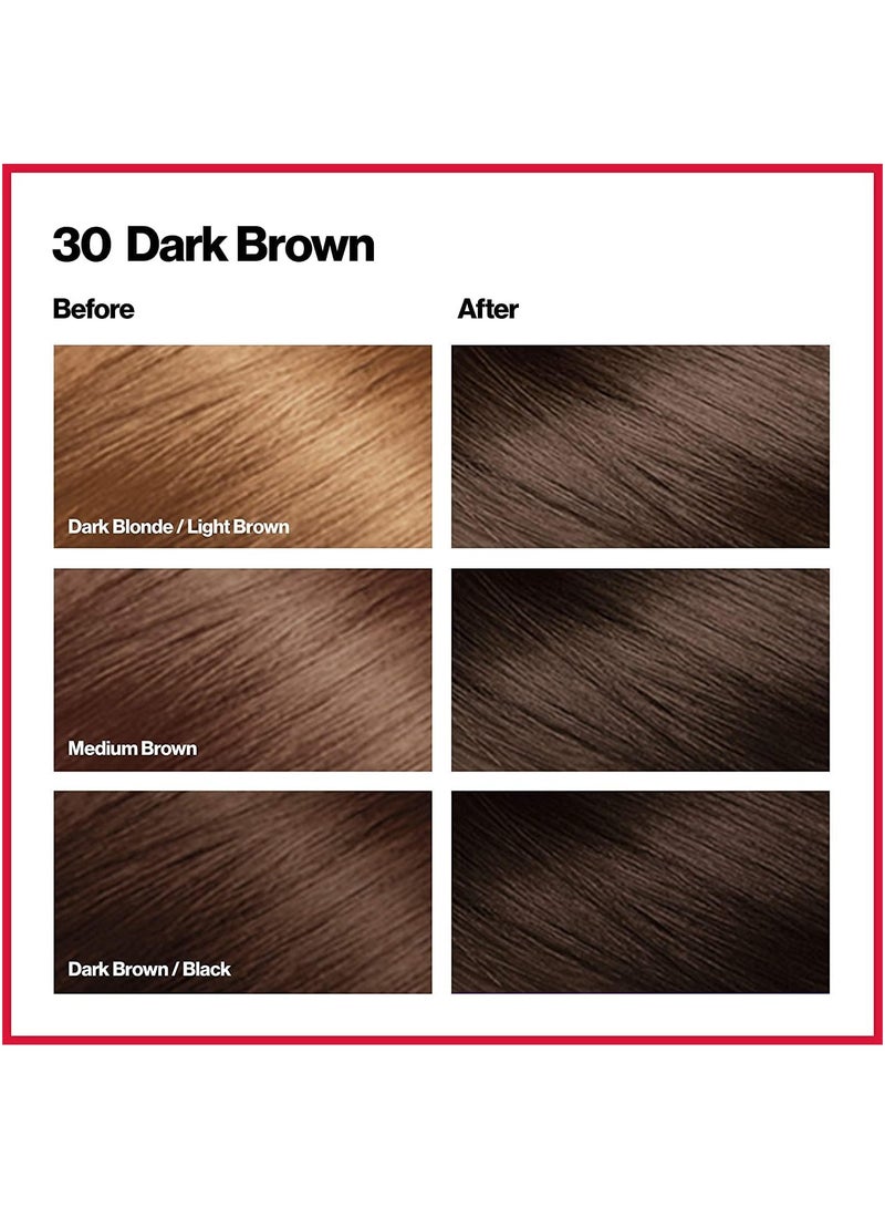 Revlon Colorsilk Haircolor #30 Dark Brown - Image 2