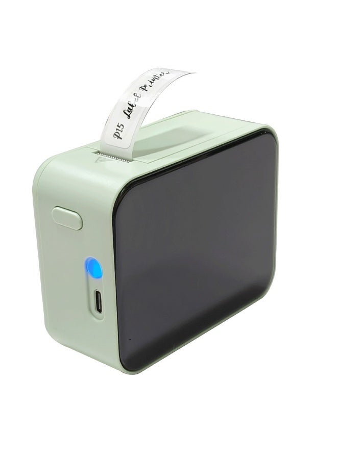 آلة وضع العلامات P15، طابعة ملصقات حرارية صغيرة محمولة، صانع ملصقات لاصق متوافق مع iOS وAndroid، للمنزل والمكتب والمدرسة. - Image 1
