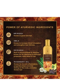 INDULEKHA Indulekha Bringha, Shampoo, 340ml, for Hair Fall Control, with Bringharaj Extracts, Amla, Shikakai, Paraben-Free, for Men and Women  - Image 4