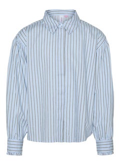 Vero Moda Girl Kids Striped Button Down Shirt  - Image 4
