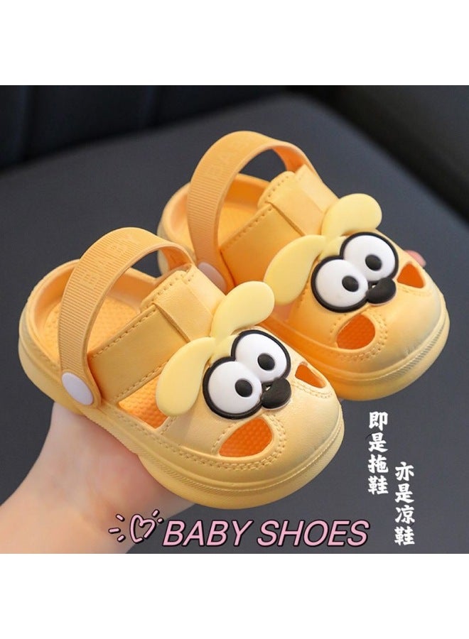 Children's Slippers Summer New Cute Bear Baby Girls' Shoes Boys' Soft Bottom Non-slip Home Bathroom Slippers