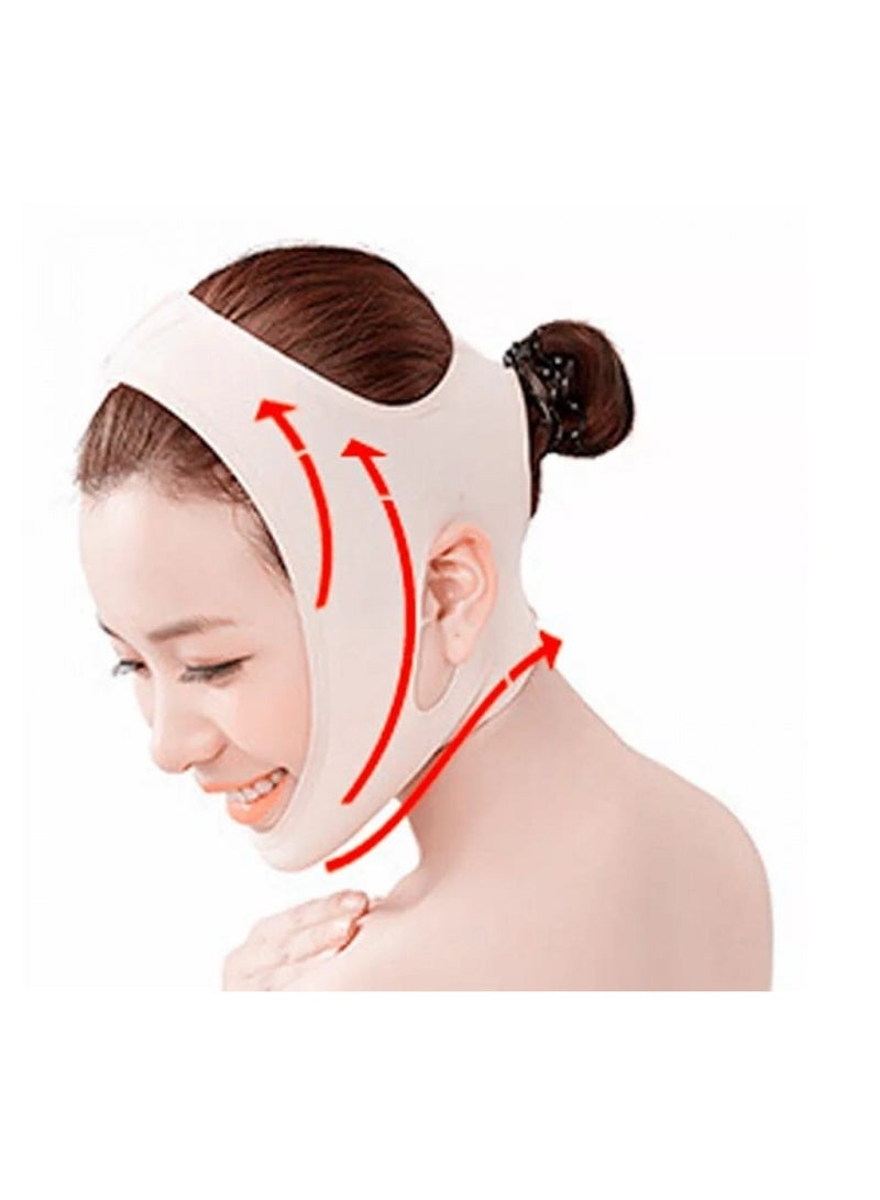 Pain-Free Face and Chin Slimming Device, V-Shape Chin Lifting Tape, Removes Sagging Skin and Reusable, Comfortable Designed Tape Makes It Not Fall Easily While You Sleep - Image 2