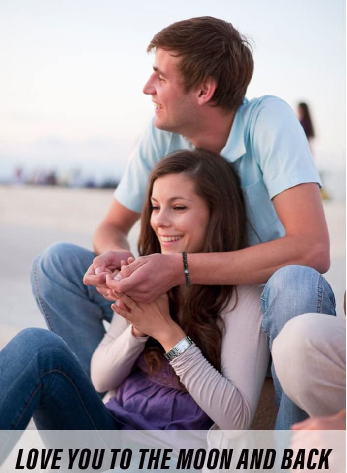 Excefore Beaded Bracelets, Jewelry Gifts for Men Women - 7.5 inches One Year Anniversary with Meaningful Card Anniversary Birthday Valentines Gifts for Husband Boyfriend Dad Son - Image 5