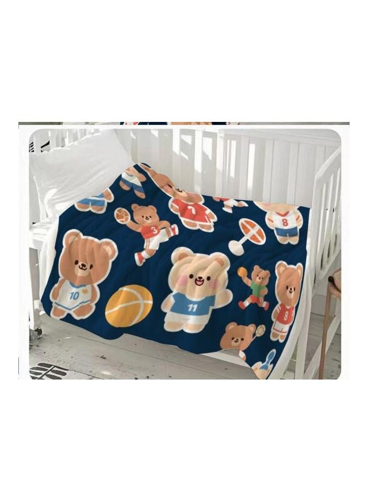 general Flannel thin blanket (warm and comfortable, suitable for sleep, gaming, dust removal and sandproof) 150cm*200cm - 617 - Image 3