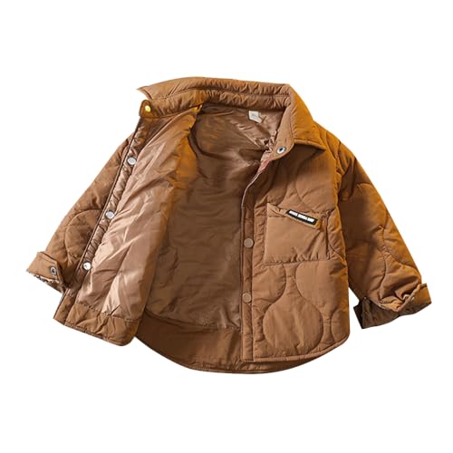 Hopscotch Boys Polyester Waist Length Jacket In Khaki Color For Ages (6-7 Years) - Image 4