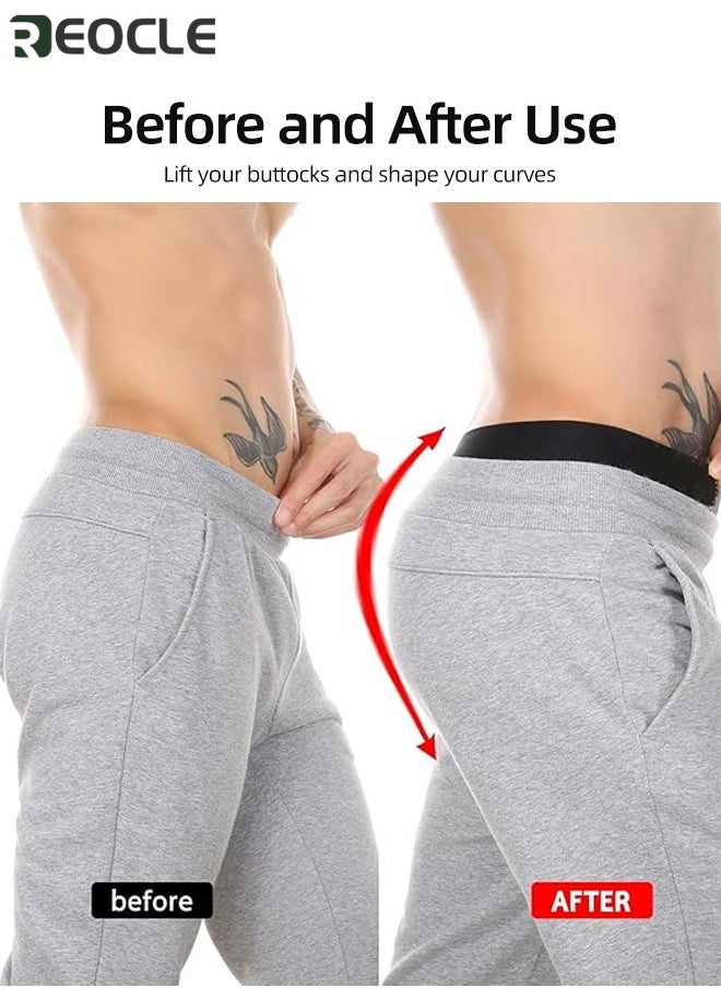 REOCLE - Men's Mesh Underwear Boxer Back Padded Underwear Boxer Shaper Boxer Nylon Ice Silk Breathable Shapewear Padded Enhancing Underwear - Image 1