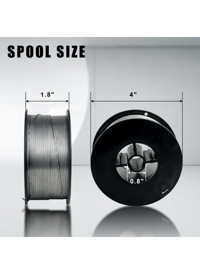 Spark 0.5kg/Roll Flux Core Welding Wire 1.0mm Spool Gasless Mild Steel Mig Welding Wire with Low Splatter for All Position Welding and Outdoor Use  - Image 2
