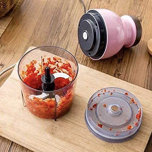 BESTOTTAM Capsule Cutter 200 Watts Electric Multi Purpose Vegetable Fruit Blender Mixer Food Processor Crusher Meat Grinder Mincer Multicolor 600ml - Image 4