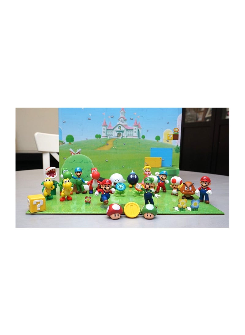 Super Mario Advent Calendar Playset