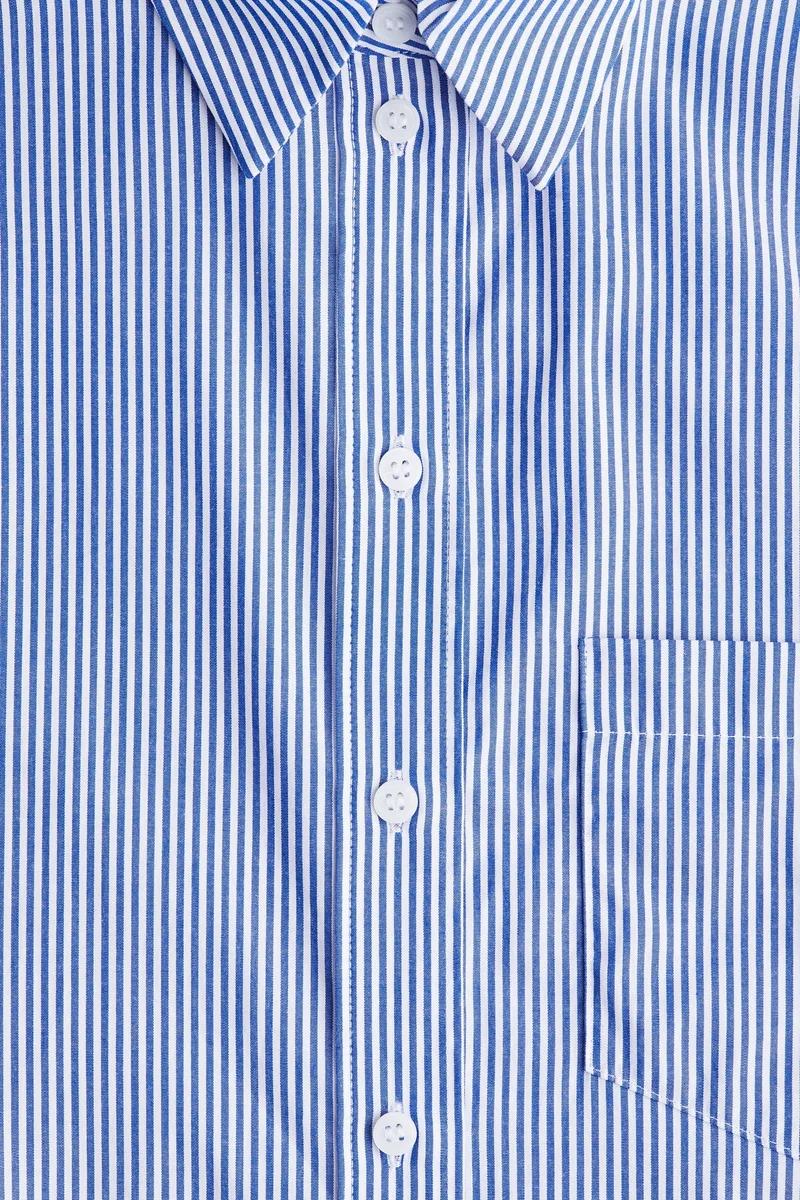 H&M Oversized cotton poplin shirt