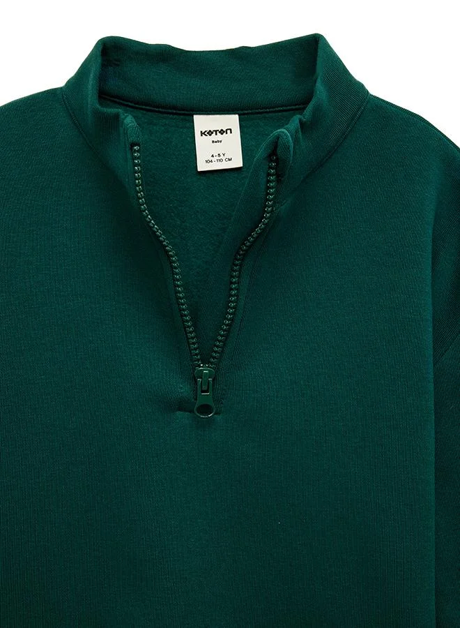 Koton  High Neck Sweatshirt for Men | Best Price UAE