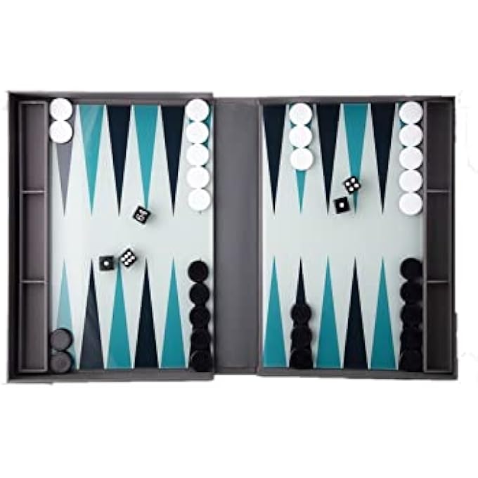 PrintWorks Traditional, Classic, Board, Card, and Coffee Table Games,Easy to Carry,Friend Family Activity ((CLASSIC-BACKGAMMON) by PRINTWORKS - Image 1