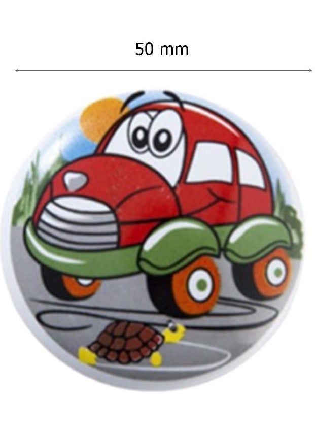 Eym 5 Pieces Porcelain Button Car Kid's Room Furniture Cabinet Handle  - Image 2