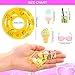 ENOCHT Lot 26 Pack Doll Clothes and Accessories Beach Bathing Set Including 5 Swimsuit 1 Bathrobe 2 Swimming Rings with 18 pcs Glasses Shoes Drinks for 115 inch Girl Dolls - Image 4