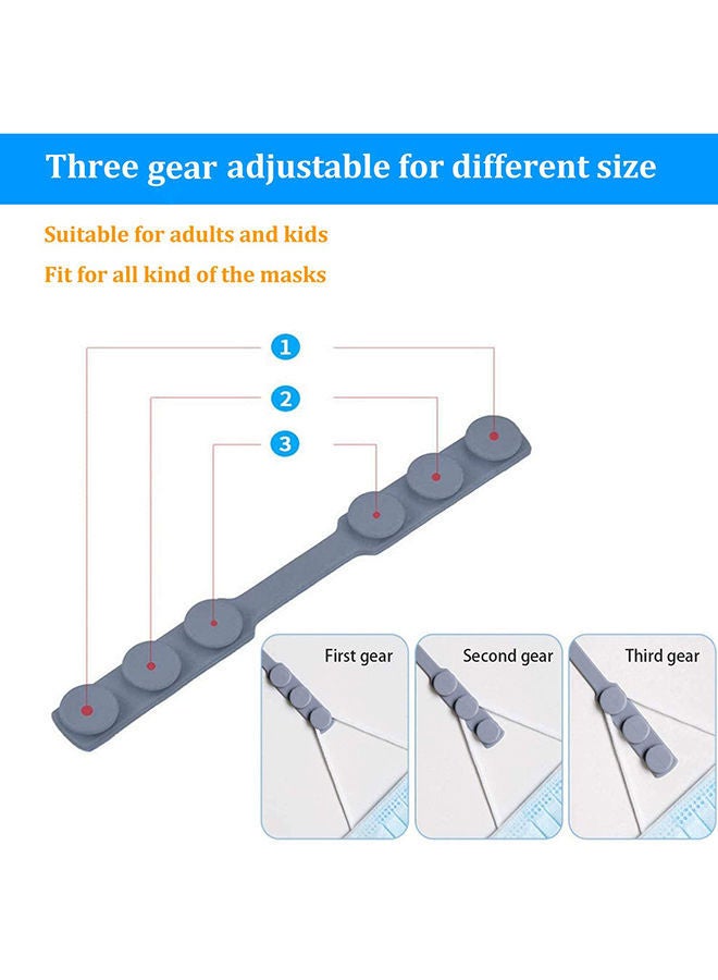 NIBEMINENT 5 Piece Anti-Slip Mask Strap Extender Hook - Image 2