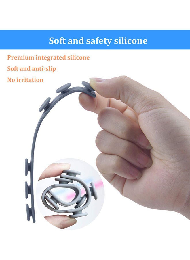 NIBEMINENT 5 Piece Anti-Slip Mask Strap Extender Hook - Image 4