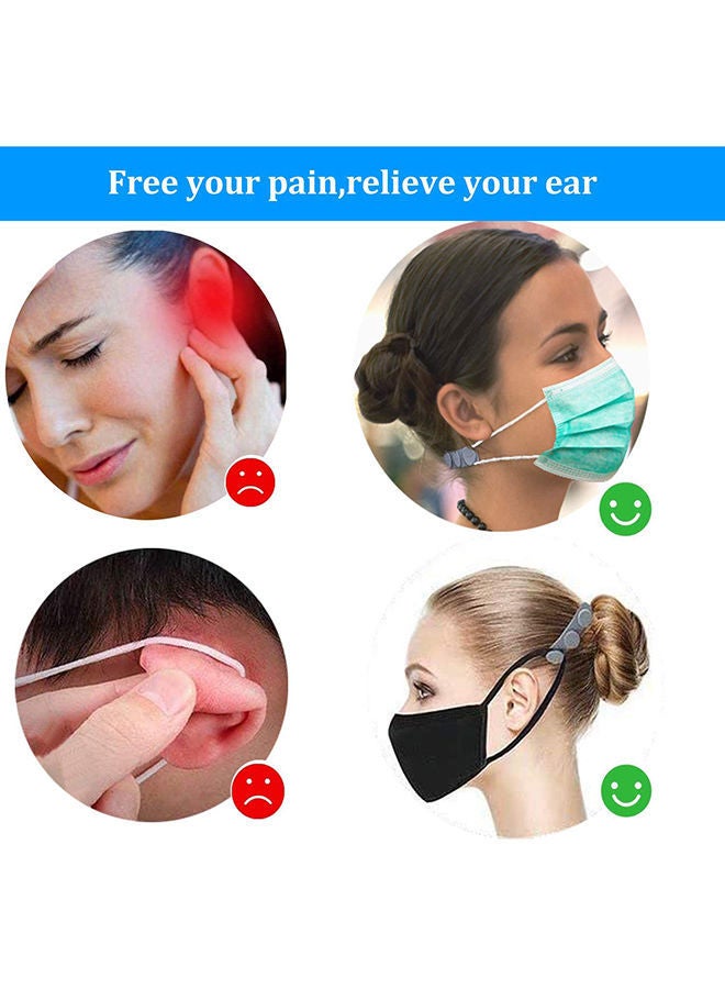 NIBEMINENT 5 Piece Anti-Slip Mask Strap Extender Hook - Image 5