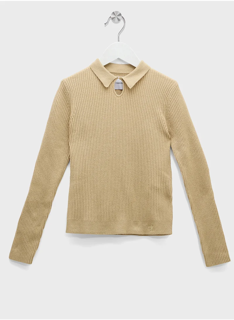 كالفن كلاين جينز Youth Essential Sweater