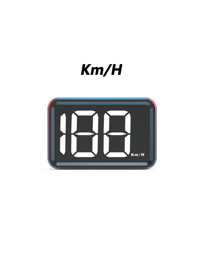 Generic - Car Digital GPS Speedometer HUD Head up Display Electronics Speed Alarm Vehicle Speed Compass Speed Gauge Plug and Play Gadgets For All Cars MPH KMH - Image 1