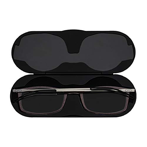 ThinOptics Unisex Adult Milano Aluminum Case + Frontpage Brooklyn Reading Glasses, Regular Case / Rectangle Clear, 1.50 US - Image 2