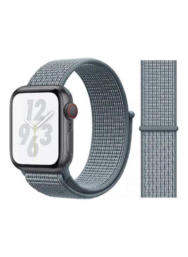 NIBEMINENT Nylon Loop Band For Apple Watch Series 5, 44Mm Blue Teal