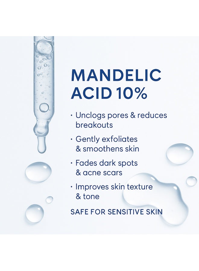 Rivaj UK Rivajuk Mandelic Acid 10% Rejuvenating Serum – Anti-Acne, Anti-Aging, Anti-Wrinkle Face Serum for Radiant & Smooth Skin – 30ml - Image 4