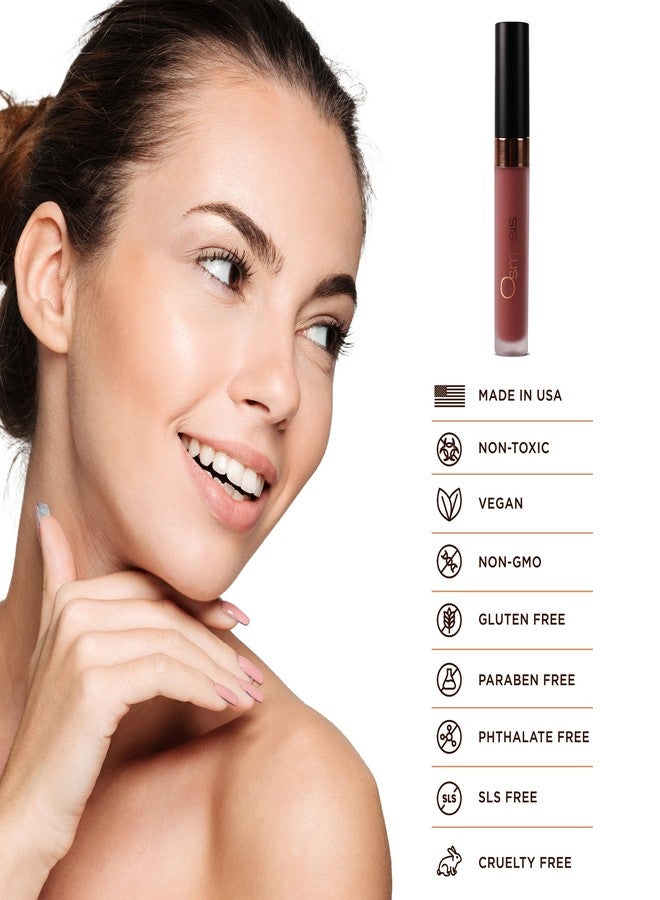 OSMOSIS Superfood Lip Oil, Nourishing Tinted Lip Gloss, Deep Hydration Lip Plumper Peptides for Fuller Lips, Garnet, 0.12 Oz - Image 5