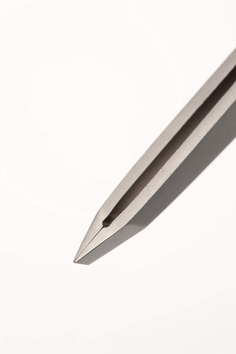 Rubis Switzerland Stainless Steel SilverMetalic Slanted Tweezer Swiss Made - Image 2
