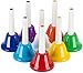 OriGlam 8 Note Diatonic Metal Hand Bells Set Musical Instrument for Musical Percussion Instrument - Image 3