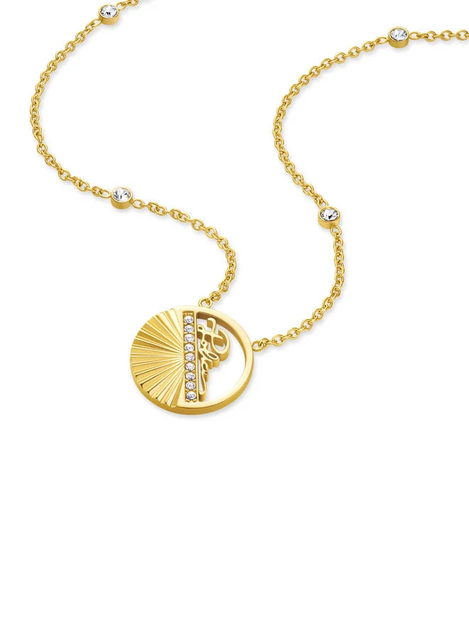 بوليس Necklace For Women Gold Plating With CrystalsPEJLN0002802