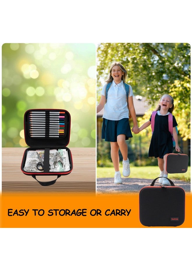 Yewltvep 206PCS Shrinky Dink Sheets Kit with Case, Shrink Art Shrink Plastic Sheet Shrinky Dink Keychain Kit with 25Pcs Shrinky Paper Sheets Keychains Accessories for DIY Ornaments Craft Rings Keychains - Image 5