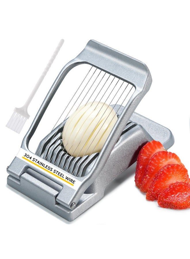 Sopito Heavy Duty Stainless Steel Wire Egg Slicer for Hard Boiled Eggs & Strawberry Other Soft Food - Image 1